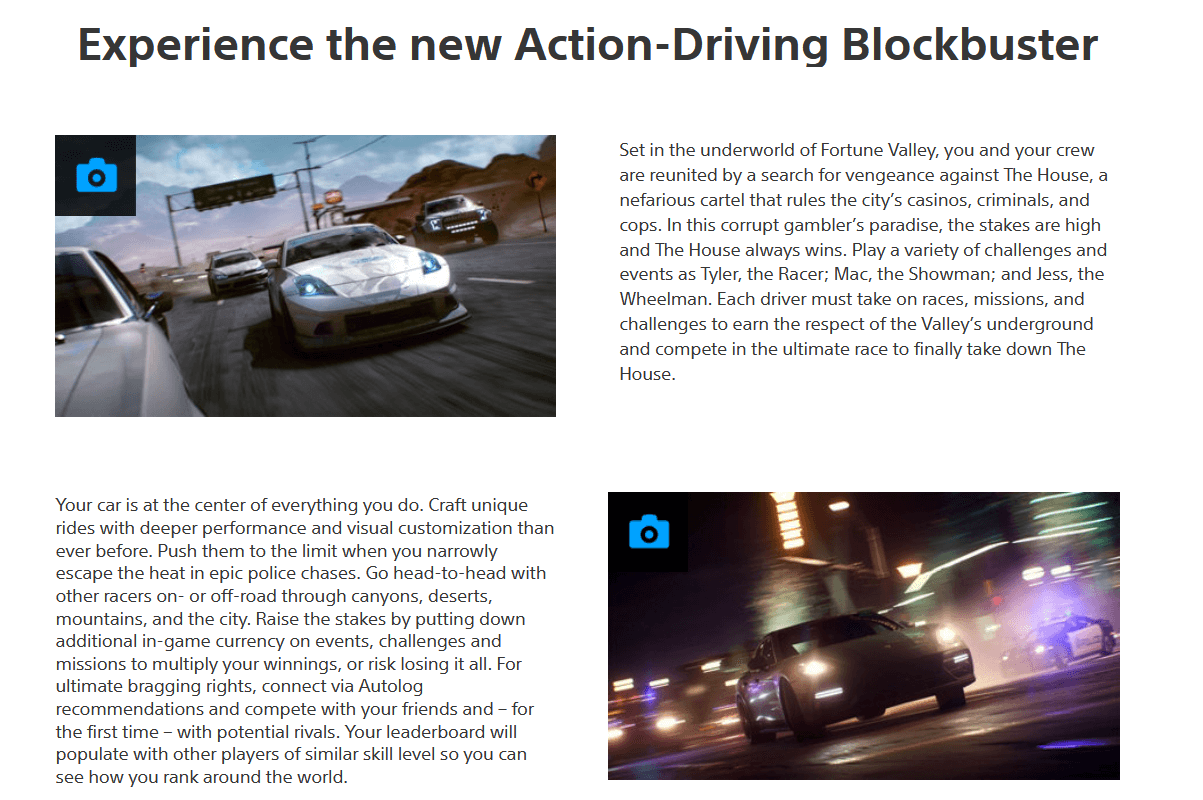 Need for Speed Payback