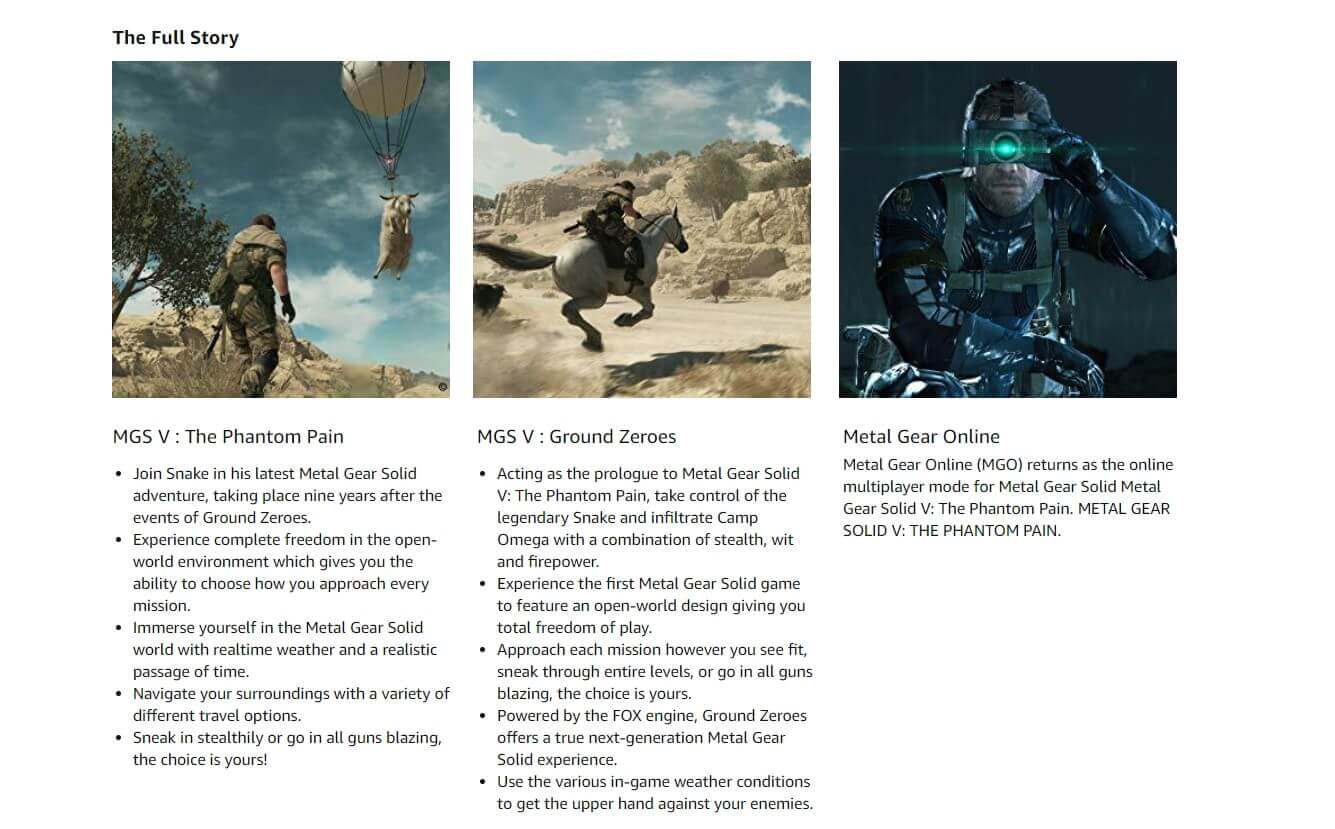 metal gear solid definitive edition