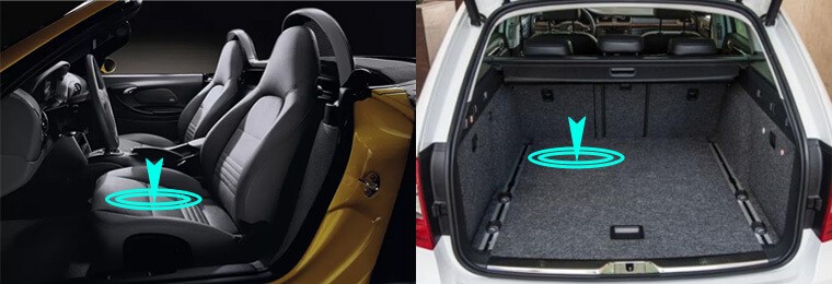 under seat car subwoofer