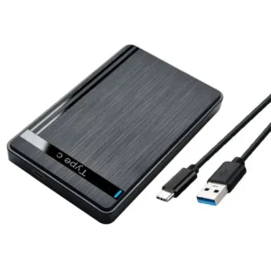 Plastic External Hard Drive Enclosure Case SATA to USB 3.1 HDD 2.5 inch case box