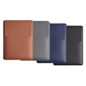 COTECi Simple Waterproof Durable PU Leather Laptop Sleeve Bag