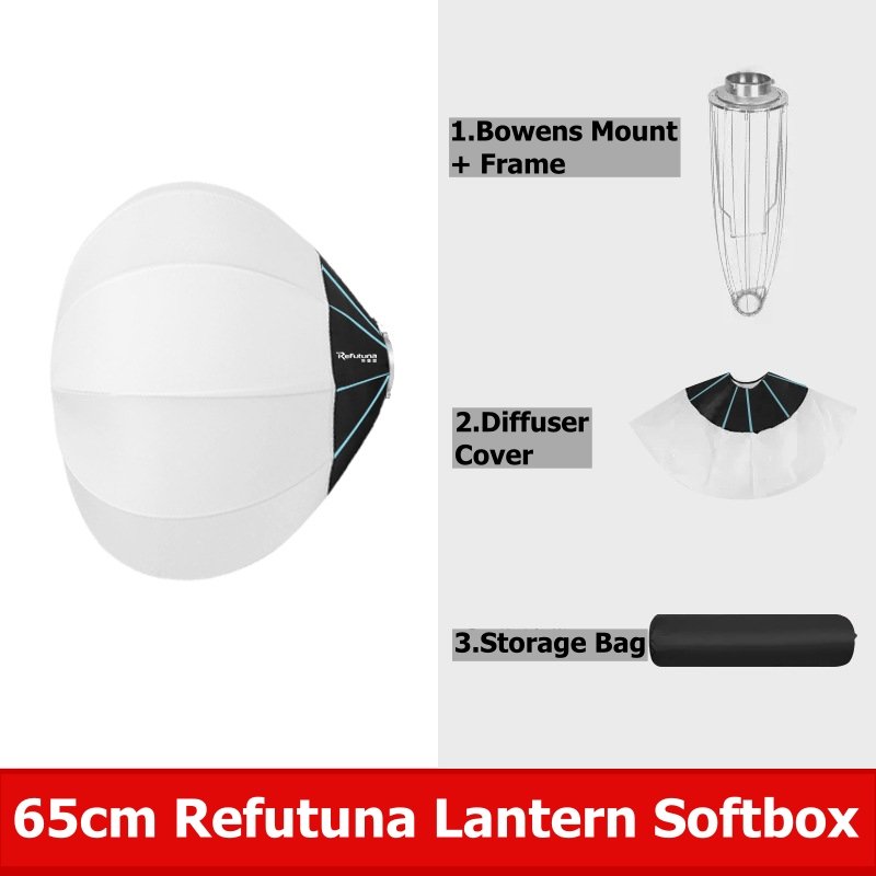 Pasted New 65cm Metal Bowens Soft Box Lantern Studio Photography Light
