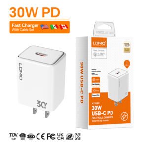 LDNIO A1508C 30W Fast Charger Compact Size Mobile Phone Charger