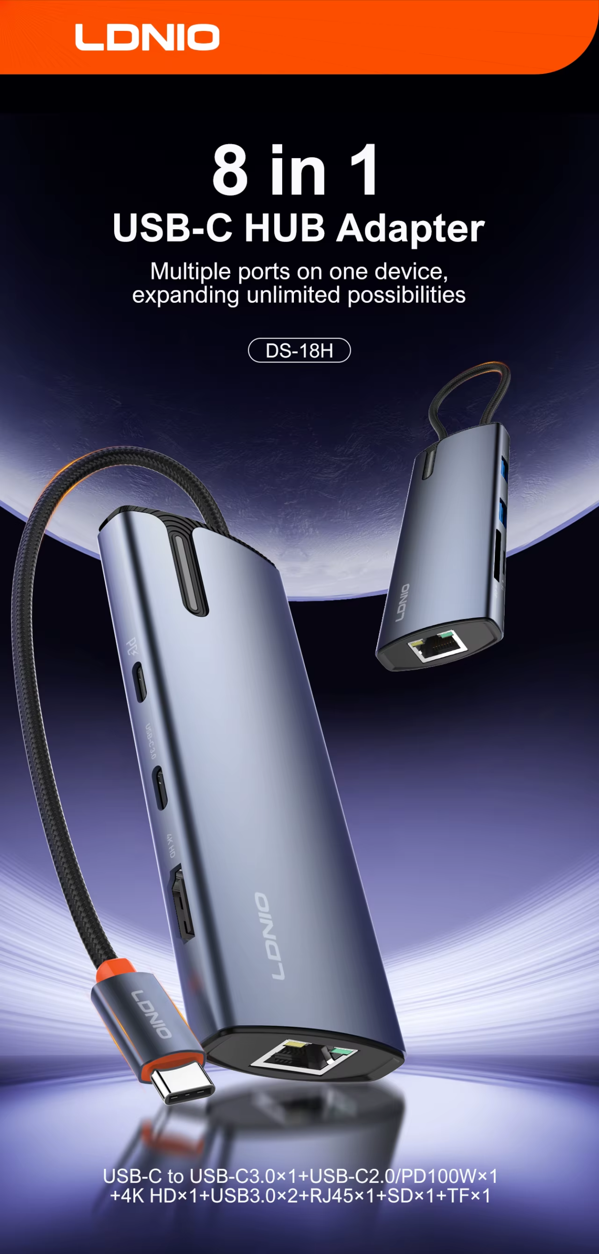 LDNIO DS-18H